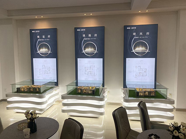 白银坤阳华府地产华亭户型模型