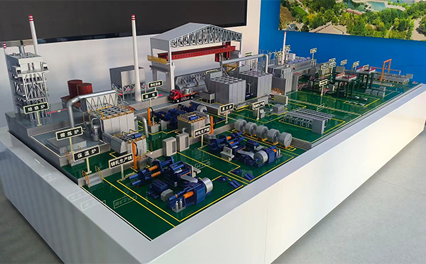 酒钢集团东铝厂-铝材生产线华亭机械模型